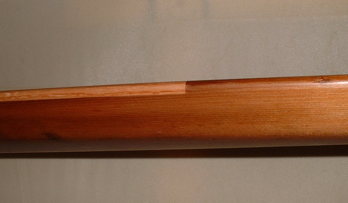 Example of hardwood edge